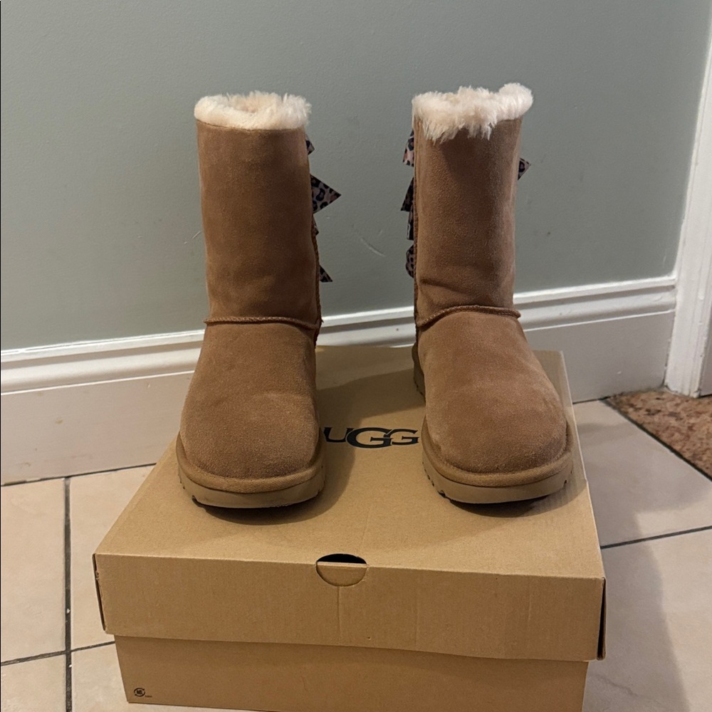 UGG Women's Tan Boots with Fleece Lining